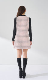 フロントファスナーツイードミニワンピース – Darich (ダーリッチ)