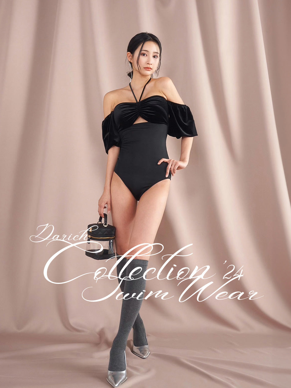 DDクリアバニティ付き】 ショルダーリボンフリルビキニ – Darich