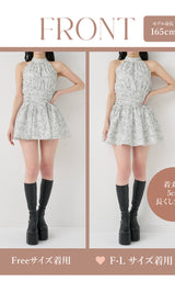 アメスリギャザーフレアミニワンピース – Darich (ダーリッチ)