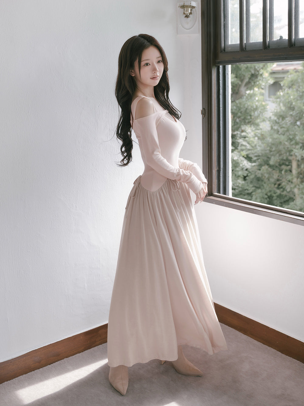 エッジデザインカットロングワンピース – Darich (ダーリッチ)