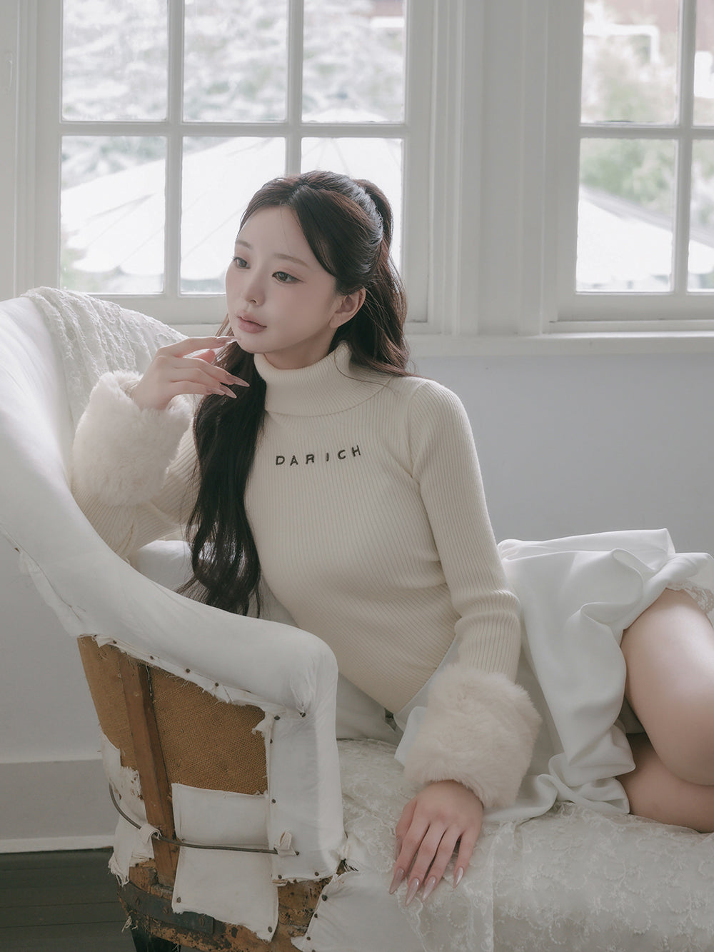 スムースファーリブニットトップス – Darich (ダーリッチ)