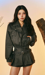 アンティークレザーライダースジャケット – Darich (ダーリッチ)