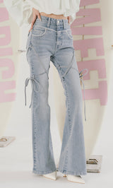 予約商品】ピコレースハイウエストフレアデニム – Darich (ダーリッチ)