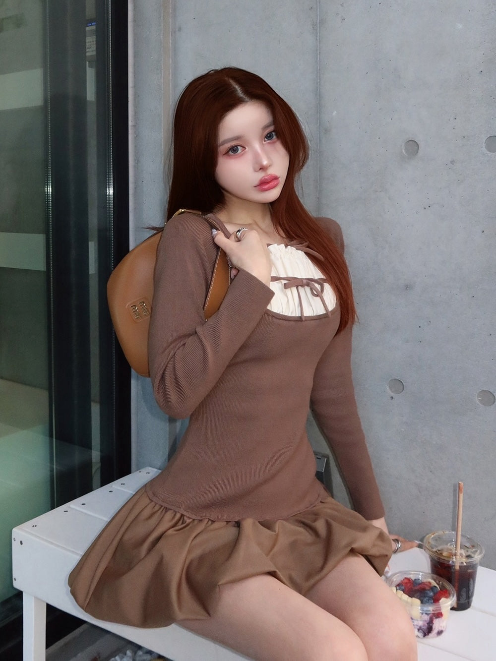 ダブルリボンドッキングバルーンミニワンピース – Darich (ダーリッチ)