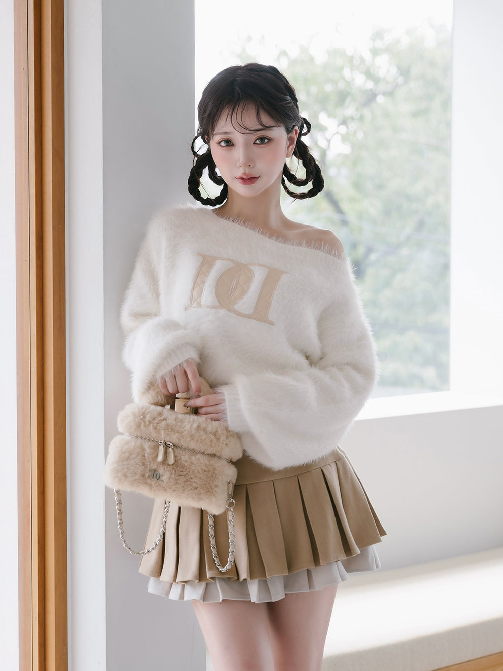 DDロゴワンショルニットトップス – Darich (ダーリッチ)