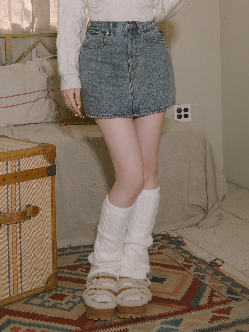 バックカーブデニムミニスカート – Darich (ダーリッチ)