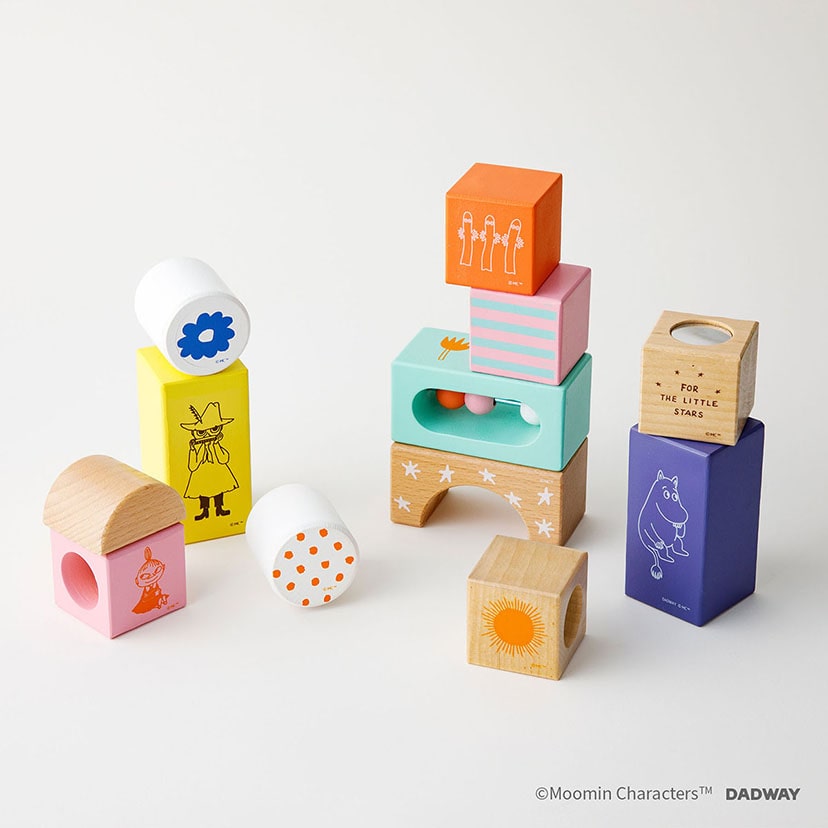 音あそびつみ木/ムーミン: おもちゃ[DADWAY ダッドウェイオンラインストア]