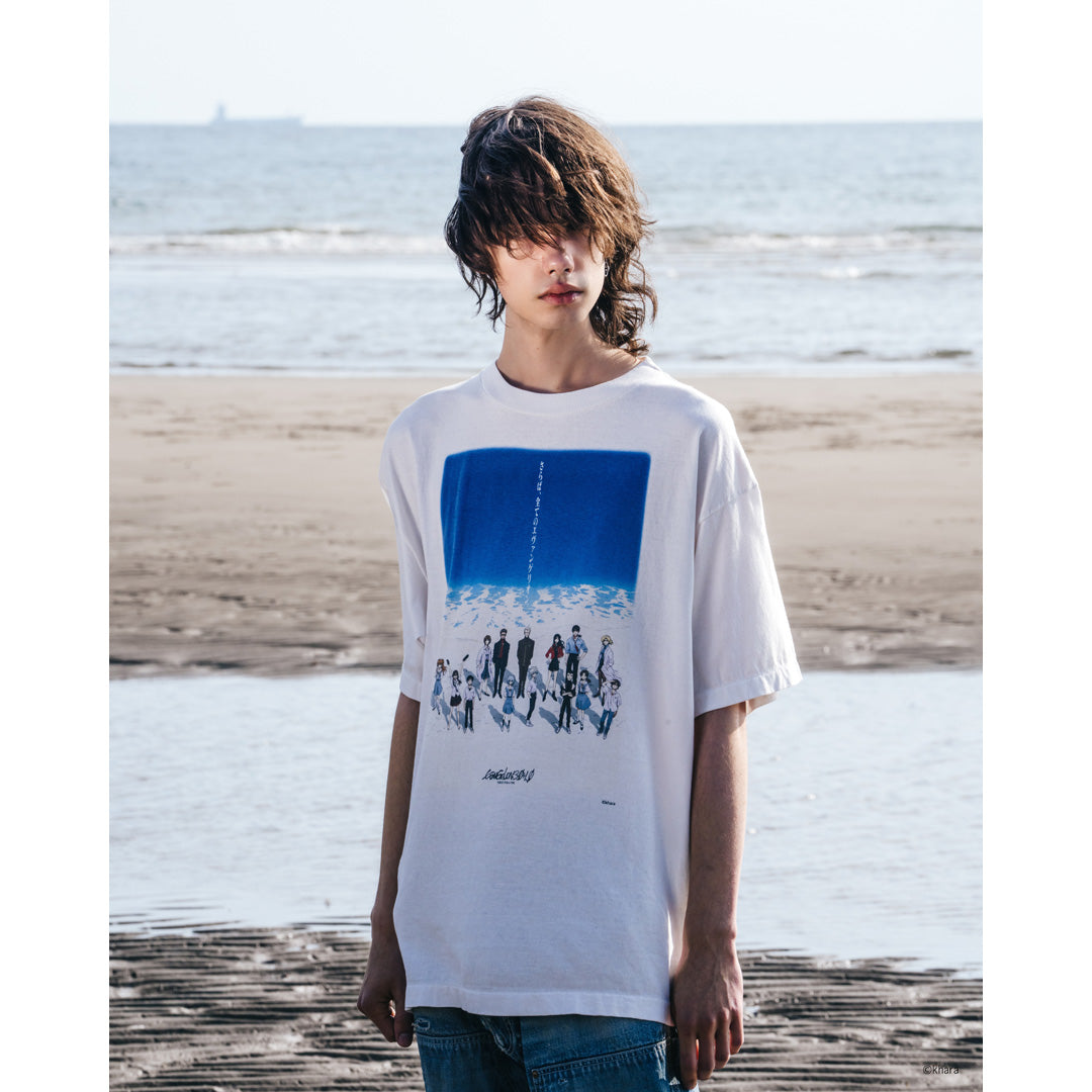 SAINT Mxxxxxx × EVENGELION × GEEKS RULE S/S TEE BLUE SM-HR8-0000
