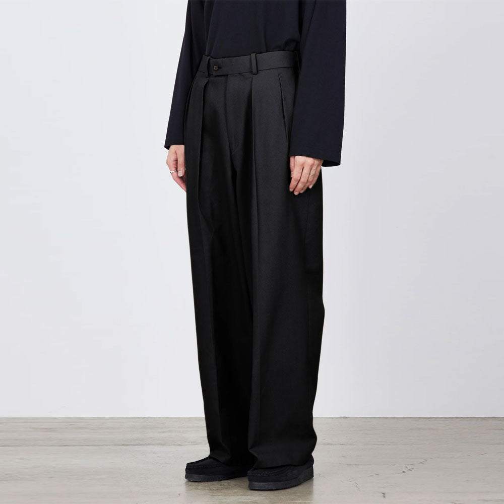 MARKAWARE(マーカウェア) - DOUBLE PLEATED TROUSER ORGANICCOTTON