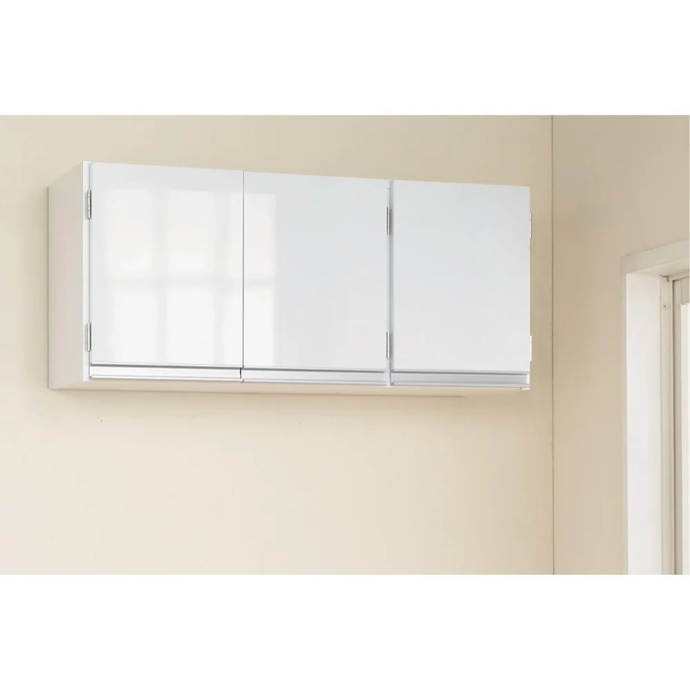 光沢仕上げ吊り戸棚 横型扉タイプ 幅90cm高さ40cm ディノスANAmall店