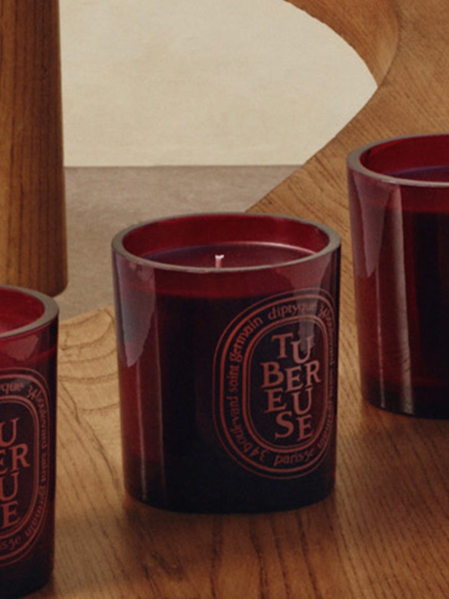 Tubéreuse（テュベルーズ） - ミディアム キャンドル | Diptyque Paris