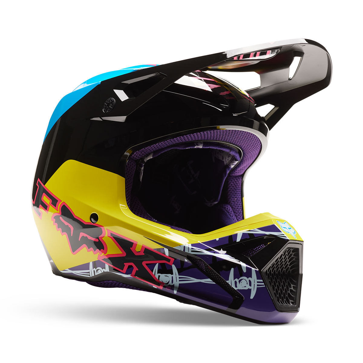 FOX RACING V1ヘルメット バーブドワイヤー スペシャルエディション