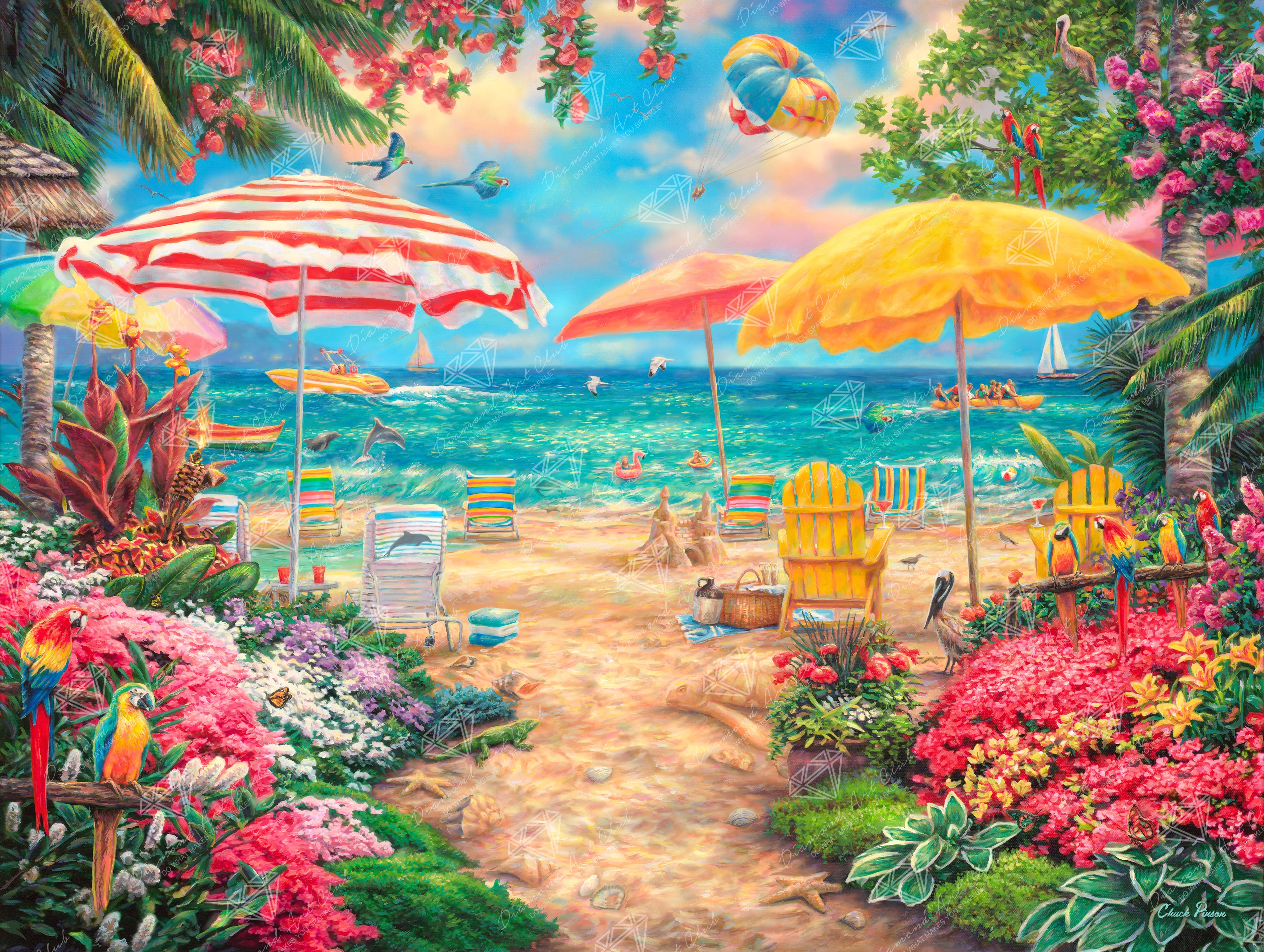 A Perfect Day at the Beach – Diamond Art Club