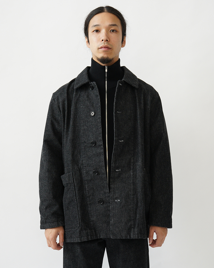 DENIM COVERALL JACKET / BLACK | YAECA (MEN)(ヤエカ) | OUTER WEAR