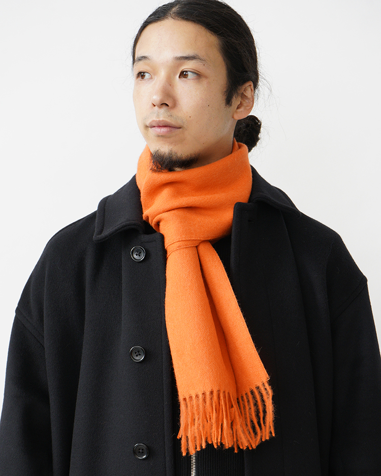 Brushed Scarf / ORANGE | THE INOUE BROTHERS(イノウエ