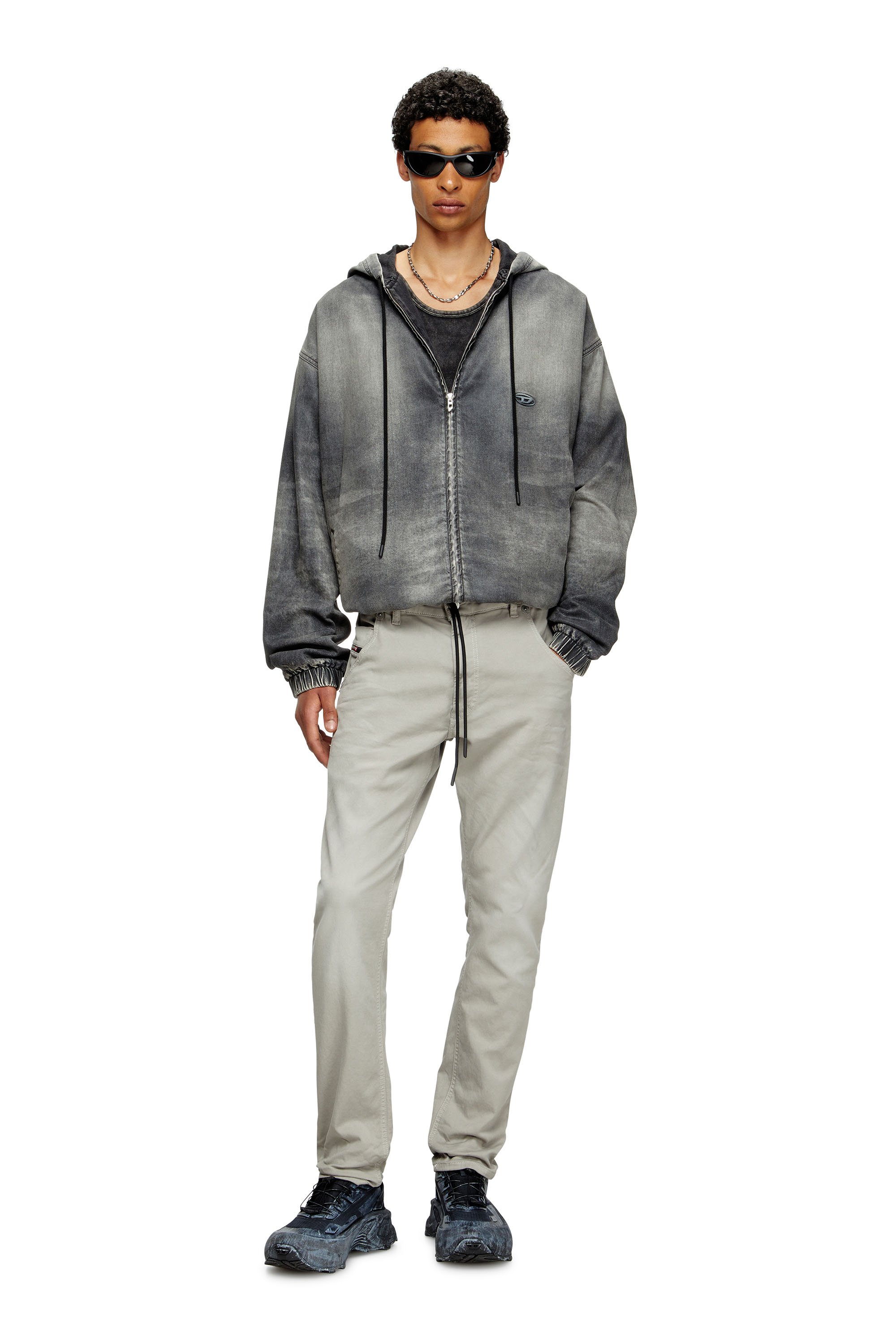 ディーゼル ディーゼル joggjeans krooley-t グレー size33 joggjeans