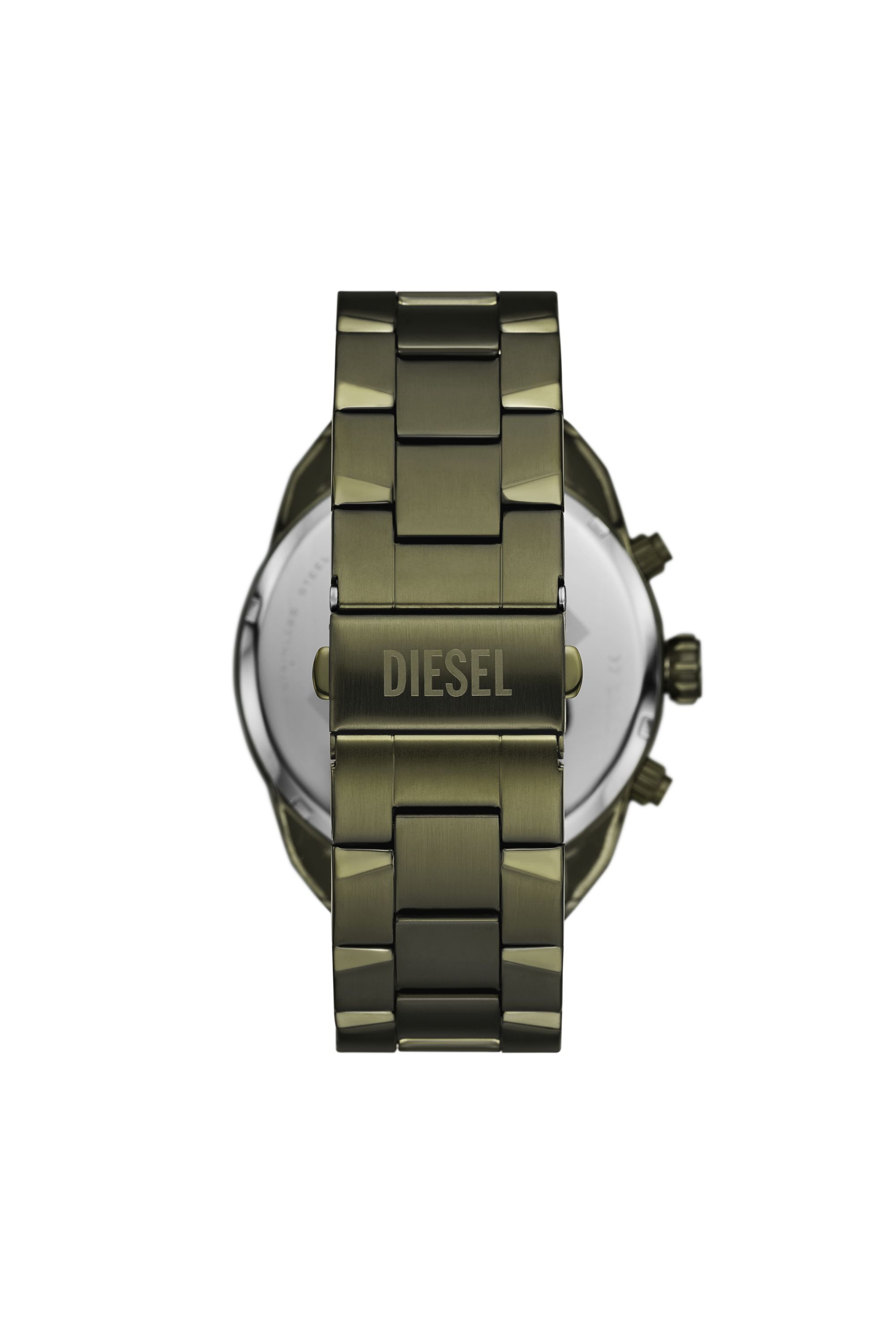 DZ4670 WATCH Spiked Green Stainless Steel Watch｜グリーン｜メンズ