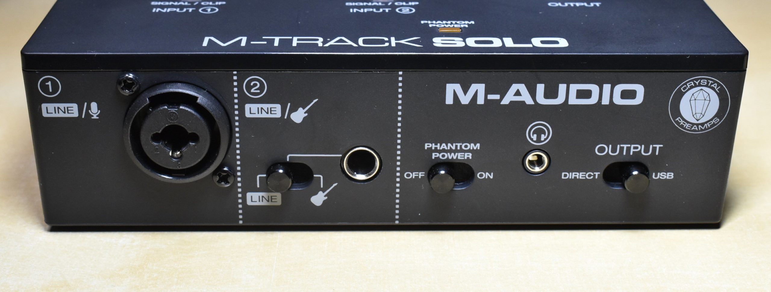 M-Audioの激安オーディオインターフェイス、5,000円のM-Track Solo