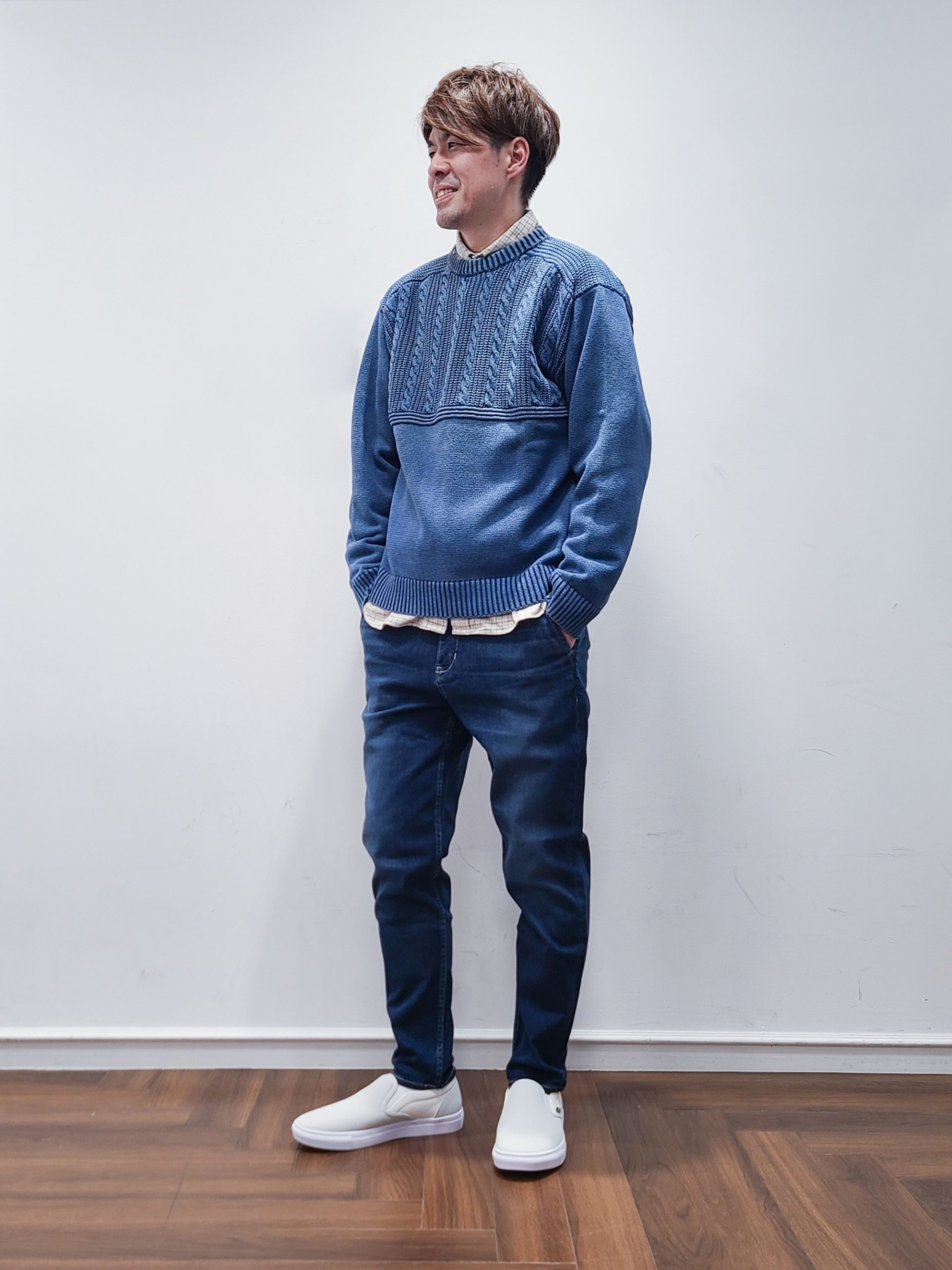 DENIM】インディゴニットコーデ【BLUE】 – The DUFFER of St.GEORGE