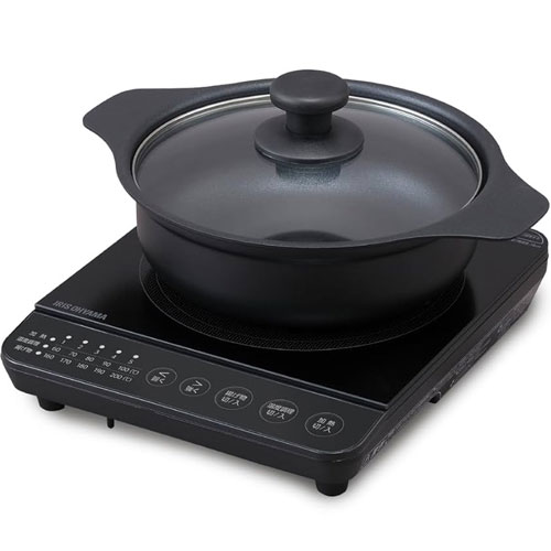 e-TREND｜アイリスオーヤマ IHK-W13S-B [2口IHコンロ(脚付)]