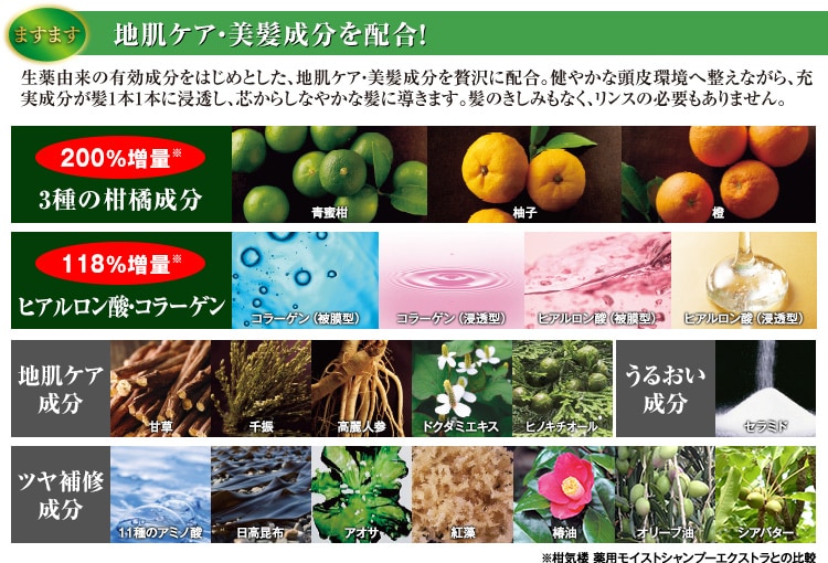 柑気楼 薬用ますますシャンプー: ヘアケア／はぴねすくらぶ