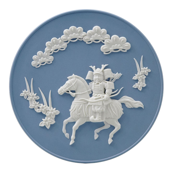 ジャスパー 干支トレイ 2026 「ウマ」 12.5cm (WW28-1075612)