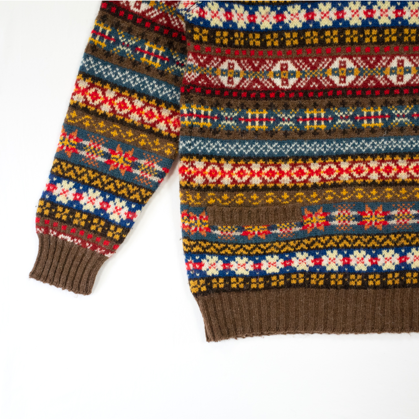 極上ユーズド・Jamieson'sジャミーソンズ フェアアイルショールカラー