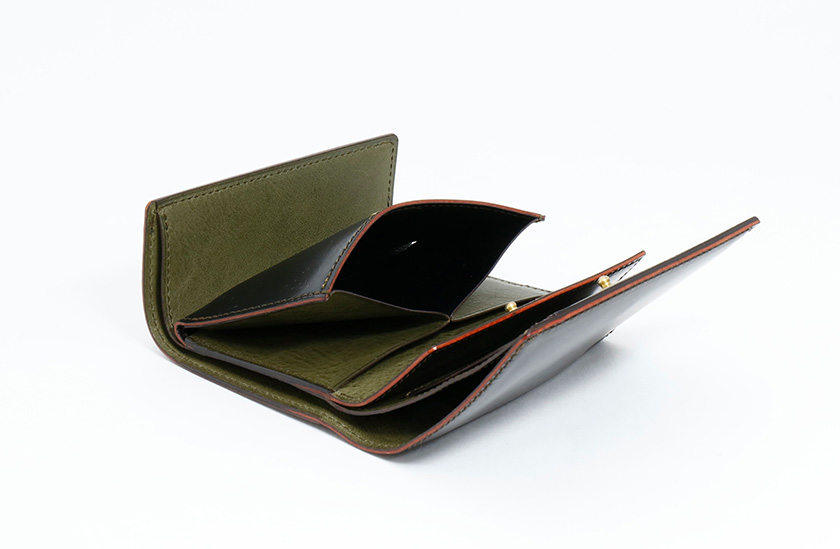 シェルコードバン×ミネルバボックスの3つ折り財布がGANZO六本木店限定