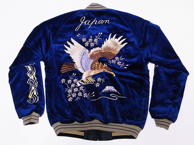 TAILOR TOYO[テーラー東洋] スカジャン TT14206 別珍 EAGLE×JAPAN MAP