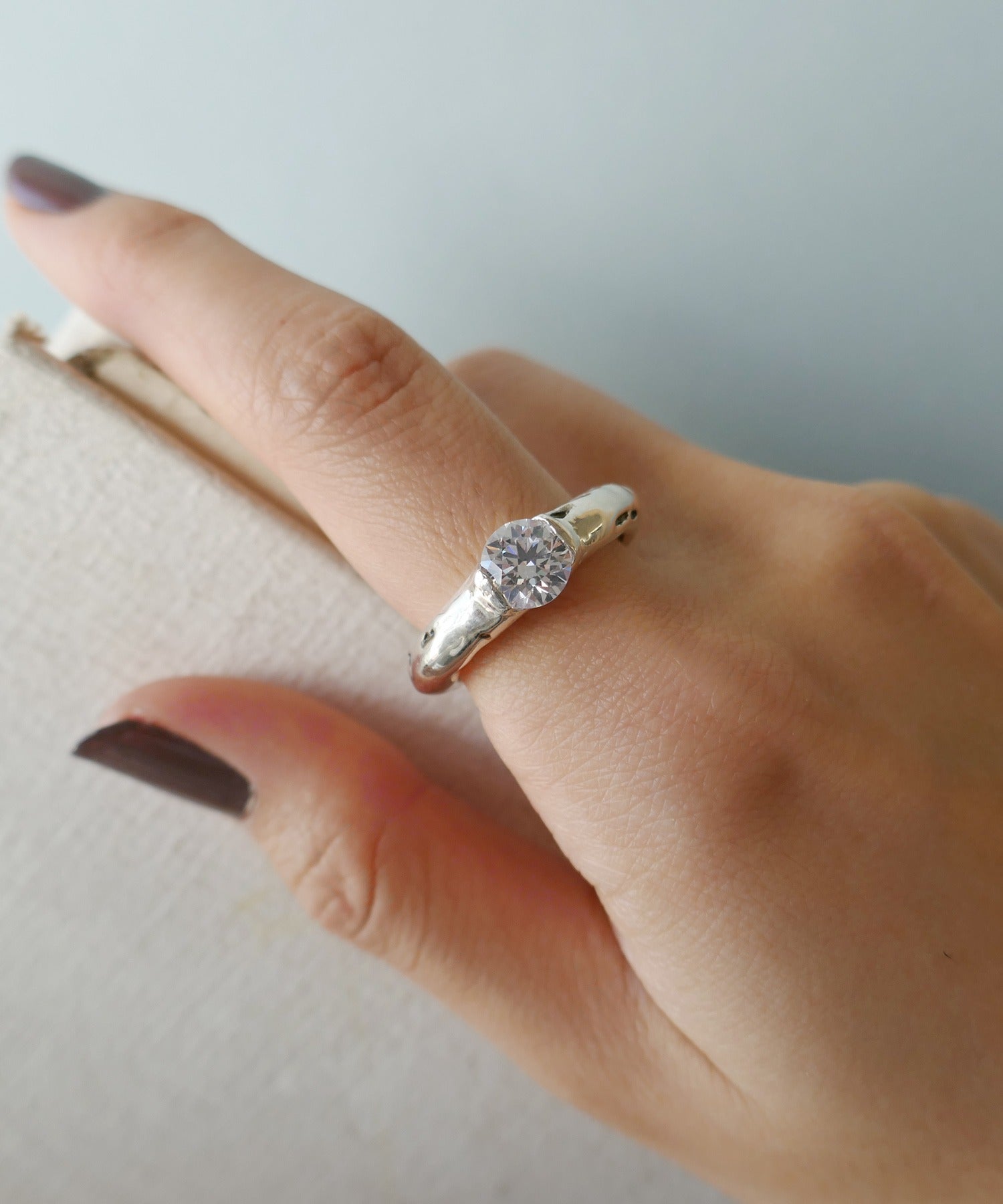 e.m. 14〜15号サイズ ジルコニアリング ジルコニアエタニティーリング