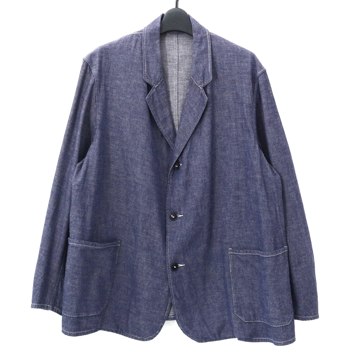 COMOLI コモリ 21AW デニムワークジャケット カバーオール 2 U03-01013