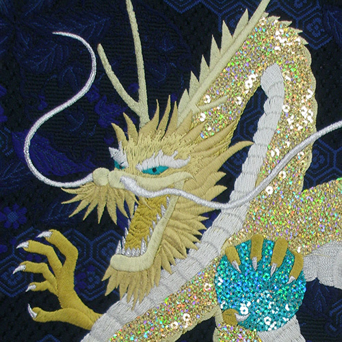 商品詳細：龍神様刺繍アート 金龍｜emonya／ええもんや