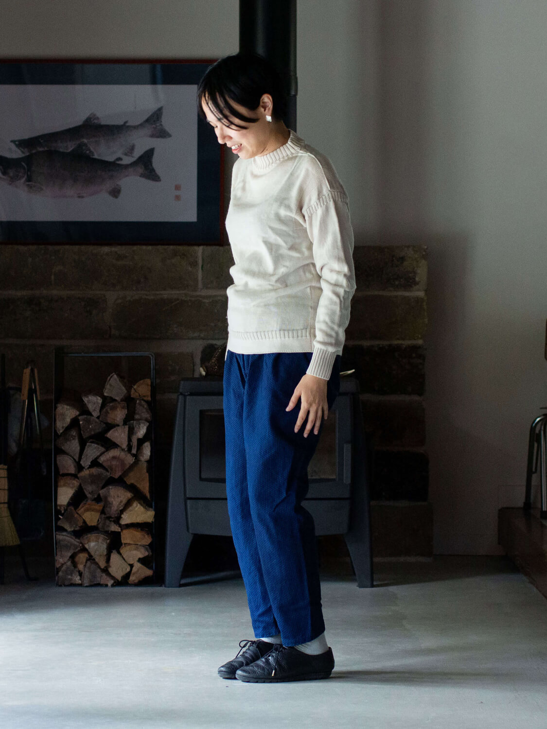 インディゴ刺子さっぱかま(猿袴） | 暮らしのあれこれセレクトショップ