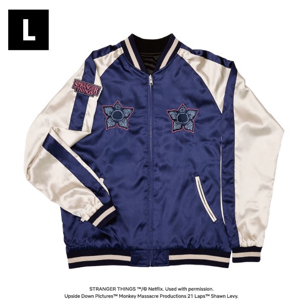 STRANGER THINGS スカジャン /(1)Upside Down Lサイズ ｜ エンスカイ