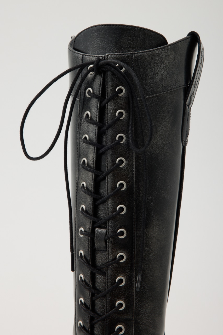 SLY | 【LIMITED ITEM】POINTED LACE UP WESTERN ブーツ (ブーツ