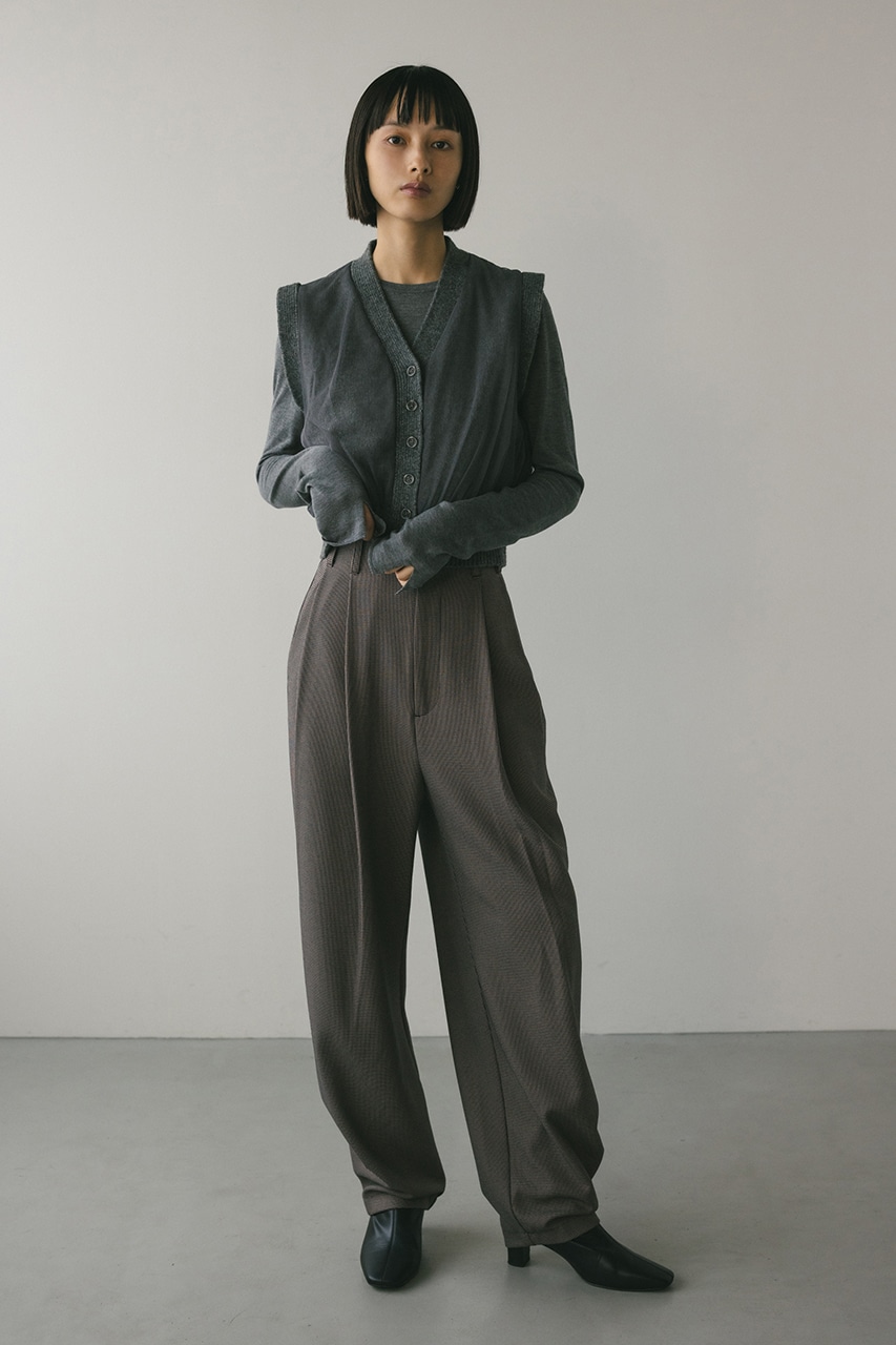 STYLEMIXER | チュールレイヤーニットベスト (ニット ) |SHEL'TTER