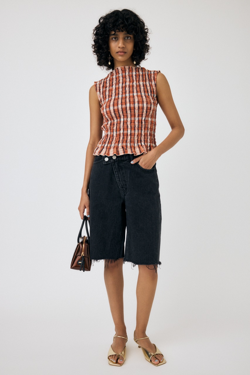 MOUSSY | CROSS WAIST ハーフパンツ (ショートパンツ ) |SHEL'TTER