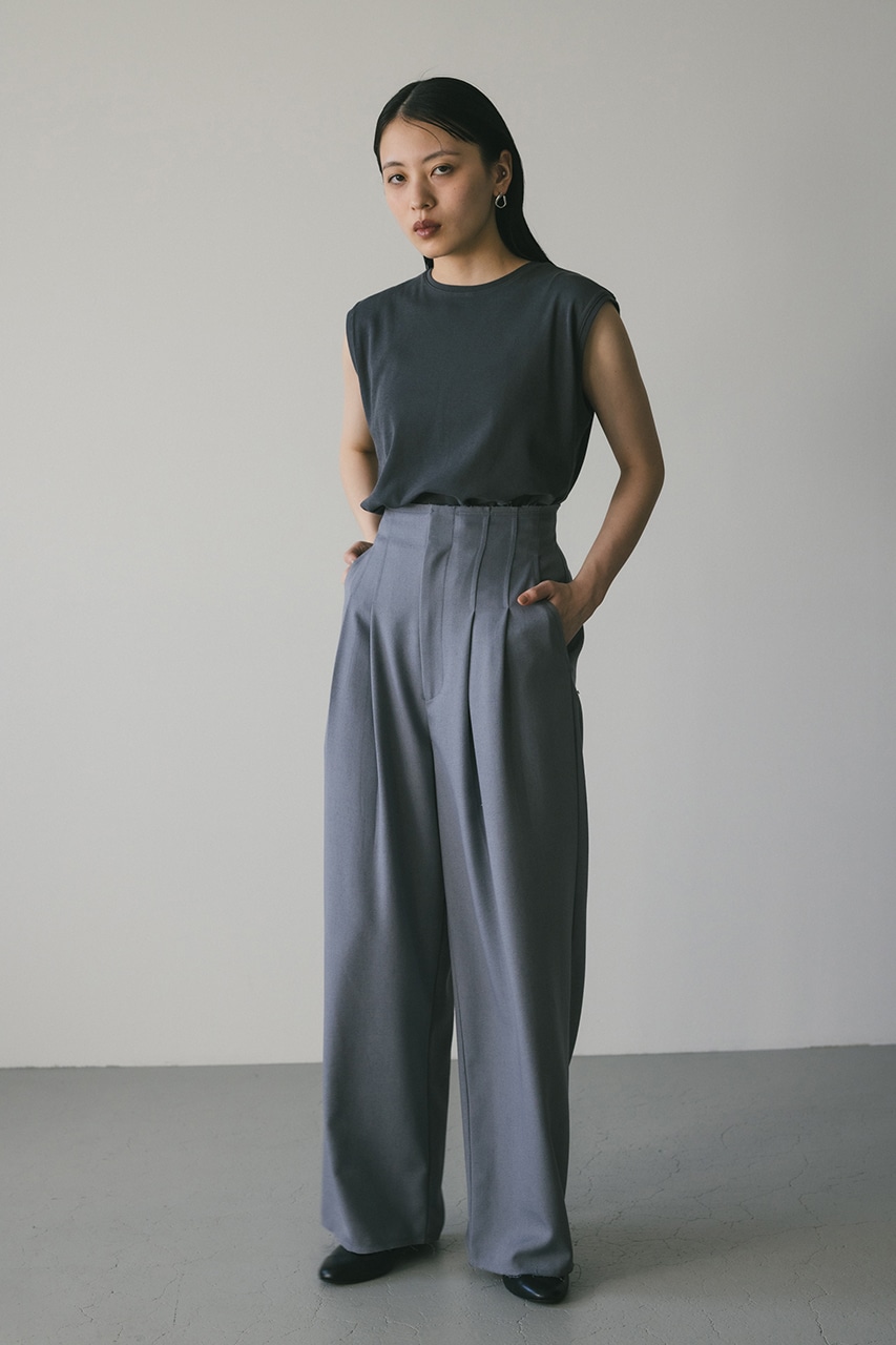 STYLEMIXER | カットオフハイウエストワイドパンツ (パンツ ) |SHEL