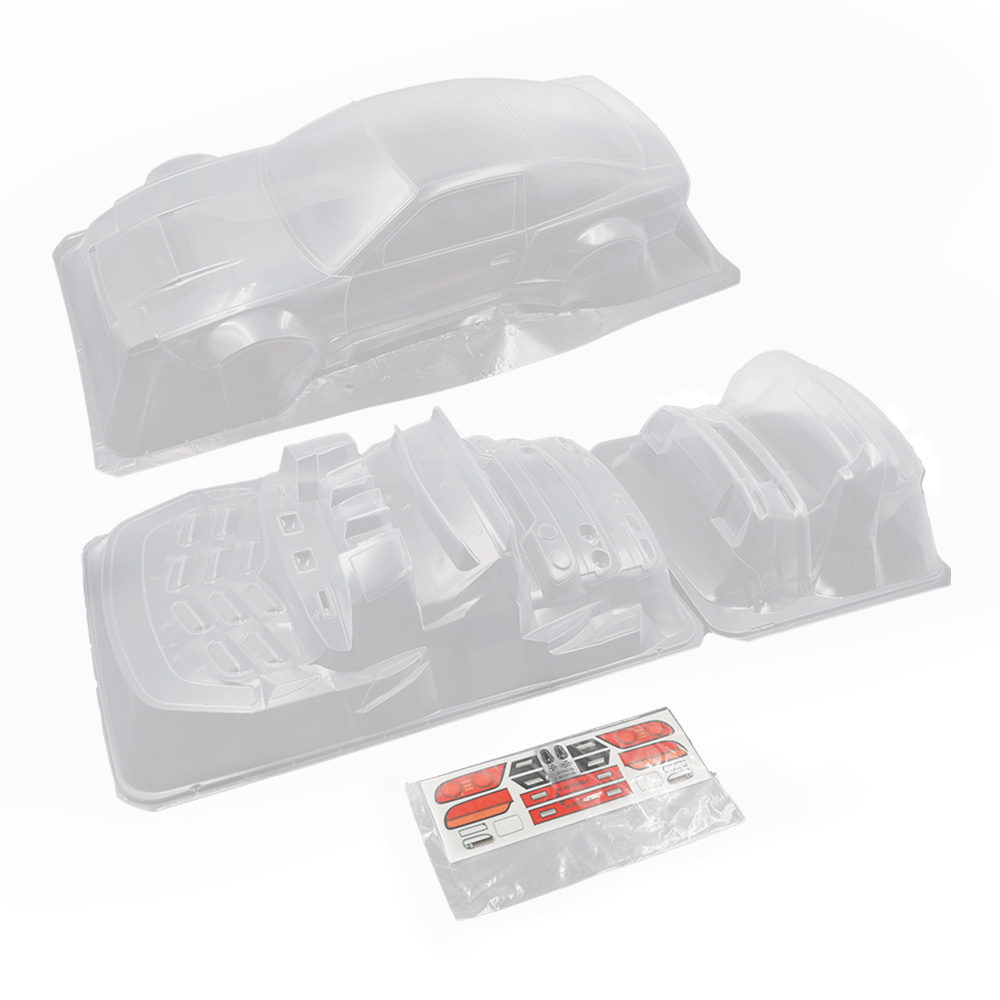 Addiction Rc - Pandem V3 Nissan 180SX Body Shell - (Clear) - #AD
