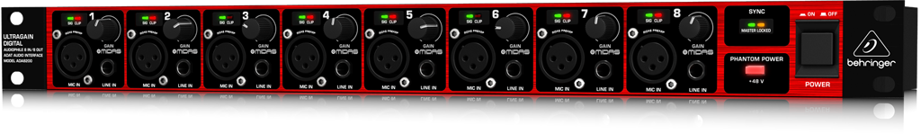 ADA8200 ULTRAGAIN DIGITAL - 製品一覧 - ベリンガー公式ホームページ