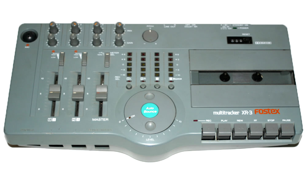 なつかし楽器道場'95年 カセットMTR「FOSTEX XR-3」- e楽器屋.com