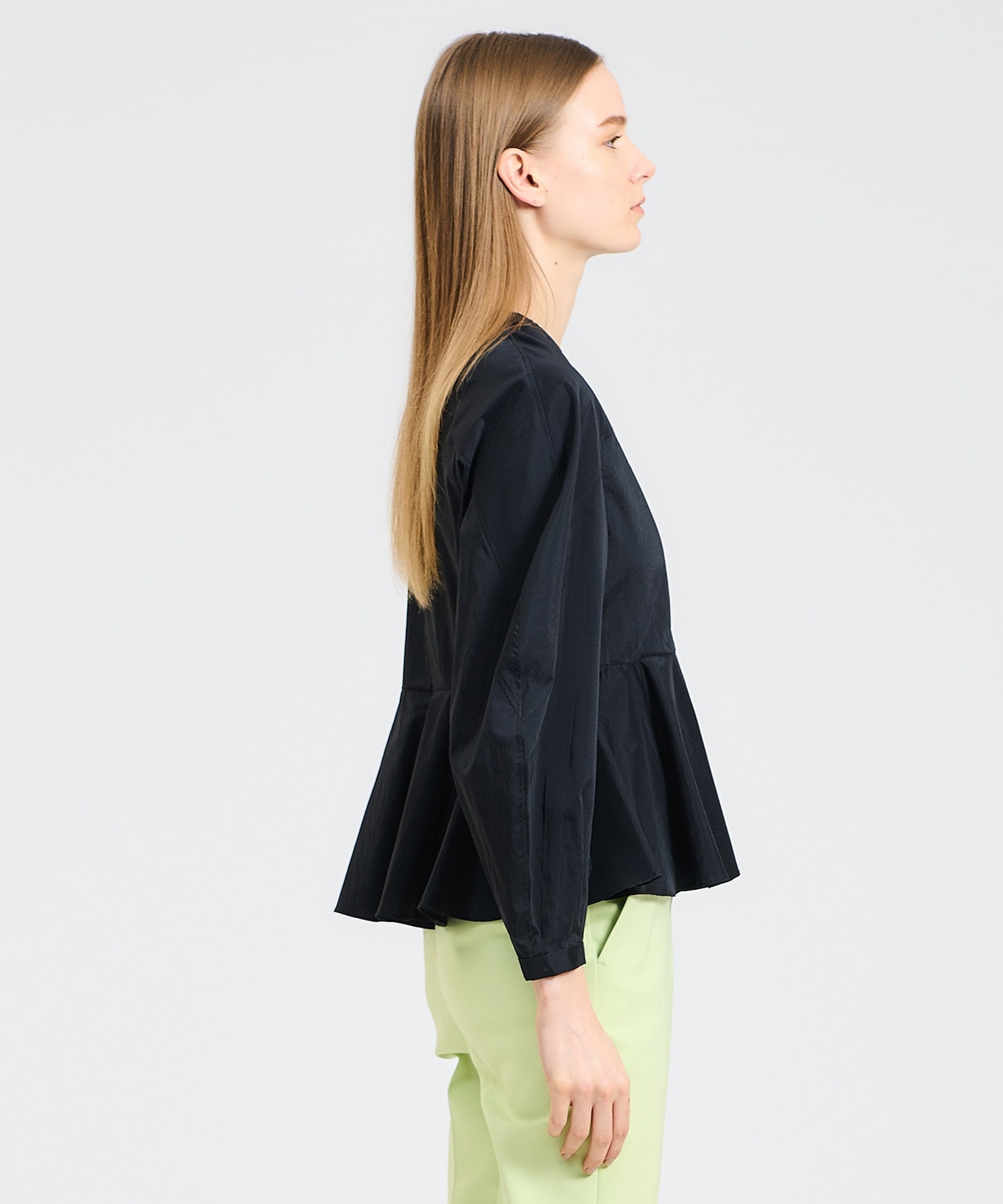 ESTNATION / タフタペプラムブラウス｜ESTNATION ONLINE STORE