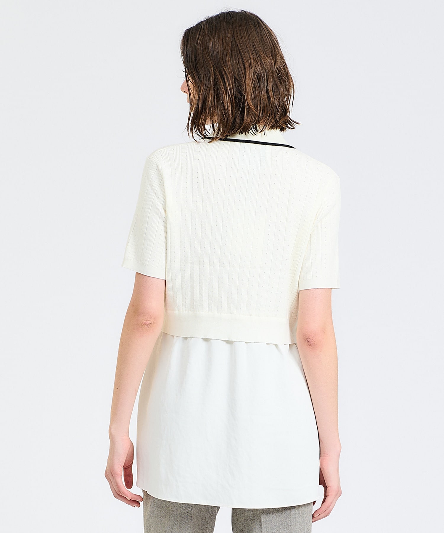 3.1 phillip lim / ポインテッドニット ポロシャツ｜ESTNATION ONLINE