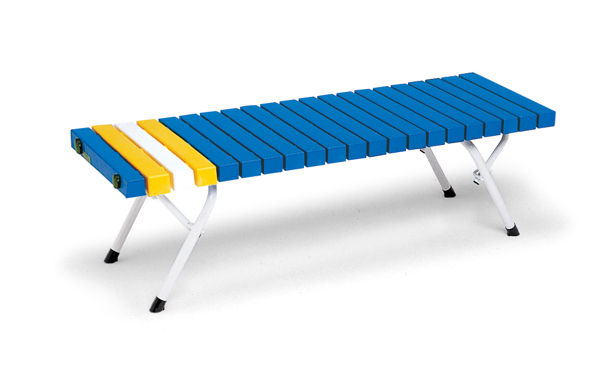 EA956XE-66A｜1258x400x365mm ベンチ(背無/青)のページ -