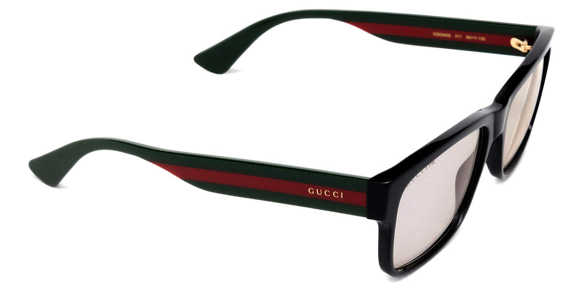 Gucci® GG0340S Rectangle Sunglasses - EuroOptica