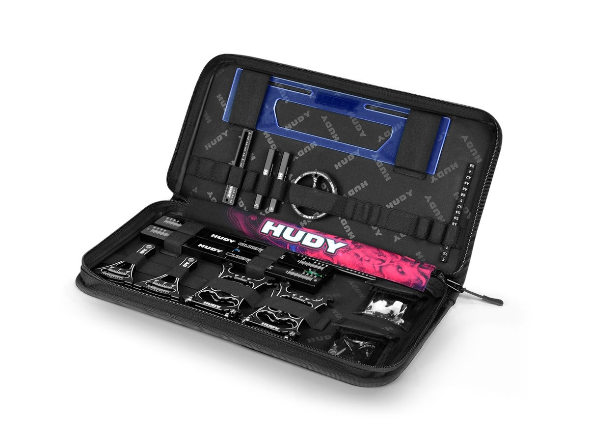 Hudy Complete Set of Set-up Tools + Carrying Bag - For 1:10