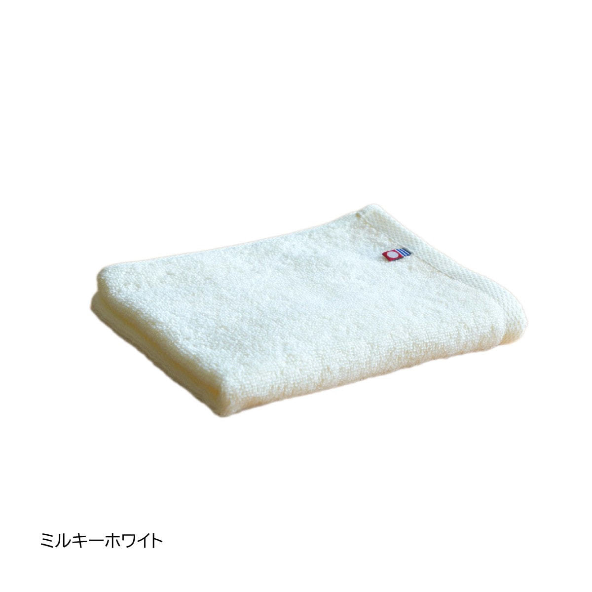 今治タオル】速乾部屋干し フェイスタオル ミルキーホワイト 34×80cm