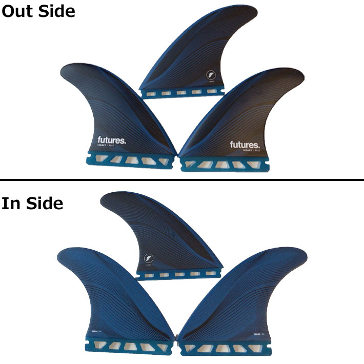 futures. フューチャーフィン RTM HEX LEGACY R8 レガシー TRI FIN 3枚