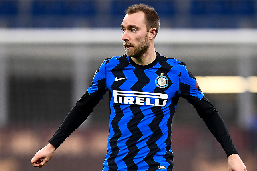 インテルMFエリクセン、ミラノダービーで先発濃厚 伊紙は攻撃パターン