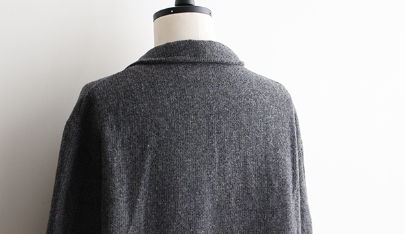 DEADSTOCK】40-50s “Grey & Black” French Wool Farmers Jacket “With